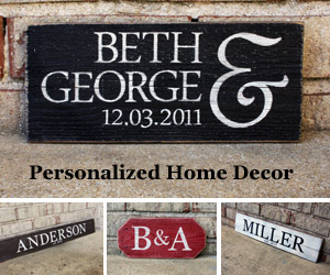 SignsbyAndrea.com - Personalized Painted Wood Signs, Canvases and Posters