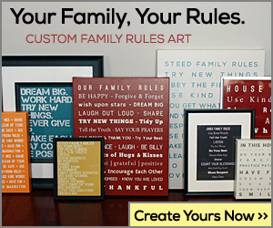 Create Your Own Family Rules Art - SignsByAndrea.com