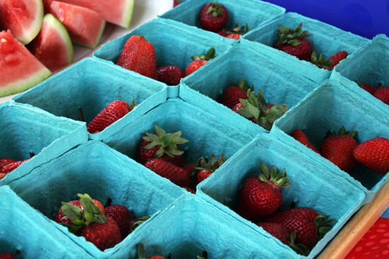 Strawberry Shortcake Party Berry Baskets