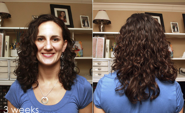 Curly Girl Method - Before and After '