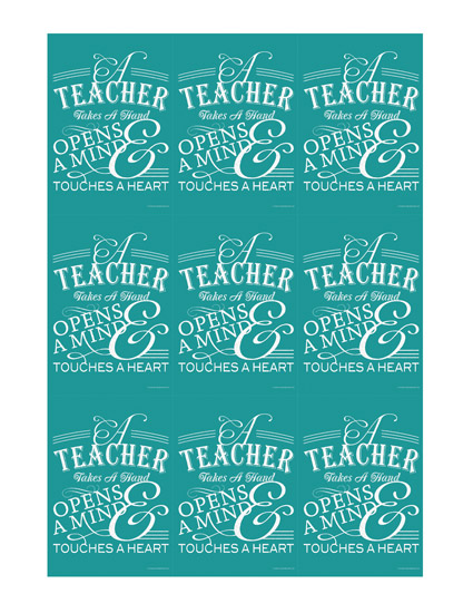 teacher appreciation printable