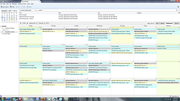 Family Planning - Weekly Scheduling