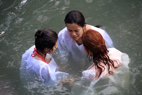 Baptism at Jordan River