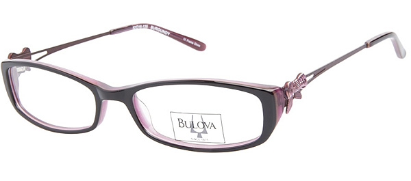 Bulova Toulon Burgundy Glasses 