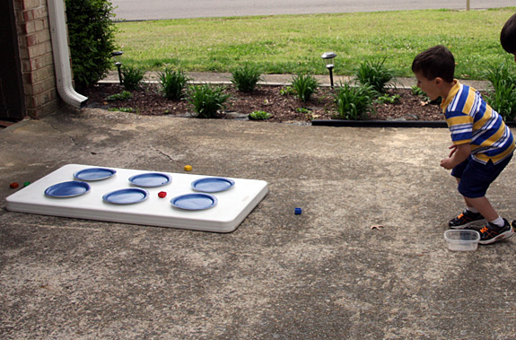 Lego Toss Party Game