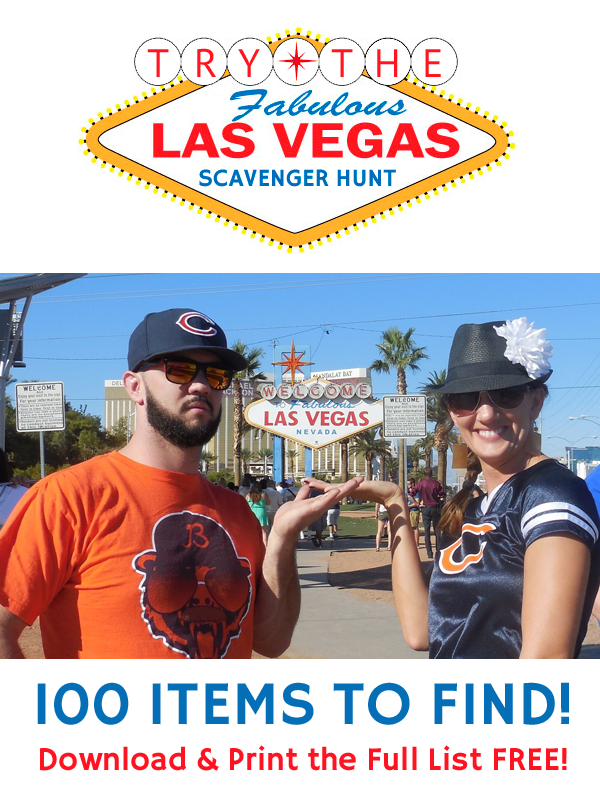 Try the Fabulous Las Vegas Scavenger Hunt - 100 Items to Find!