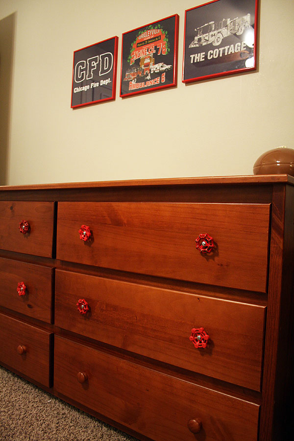 Vintage Water Valve Handles as Drawer Pulls