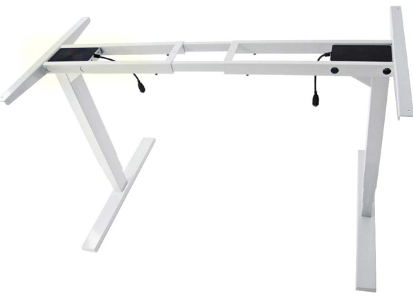 UPLIFT 900 Height-Adjustable Stand-Up Desk Base (White Frame)